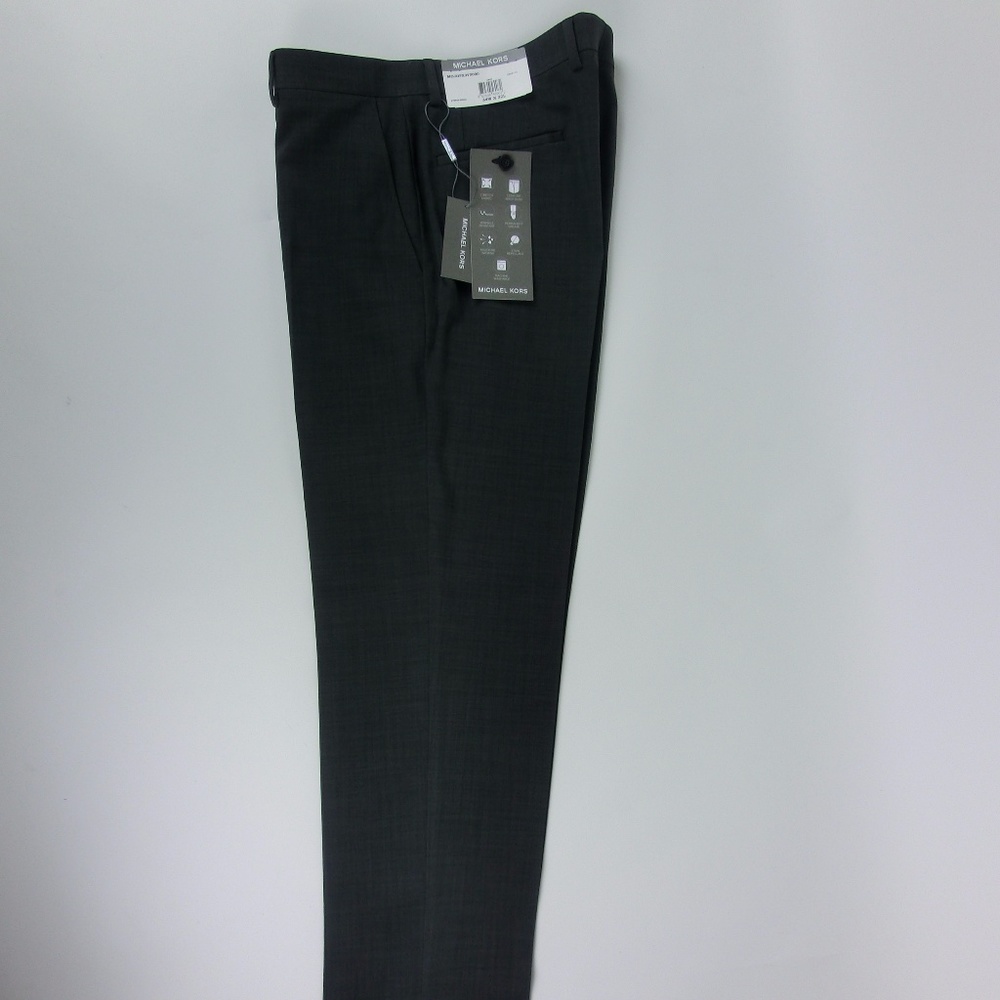 MICHAEL KORS MENS DRESS PANTS GREY 34W X 32L
